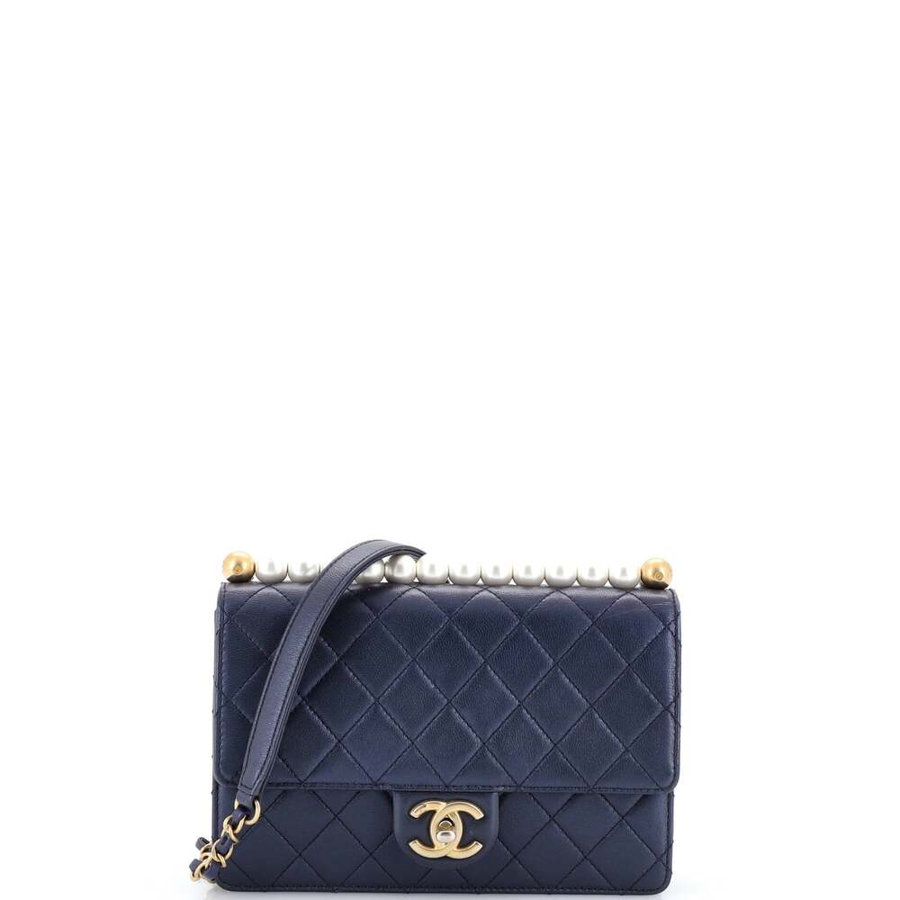 Chanel Chic Pearls Flap Bag Quilted #259196C32B